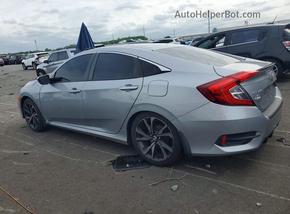 2HGFC2F81KH587724 2019 HONDA CIVIC Silver Задня ліва чверть