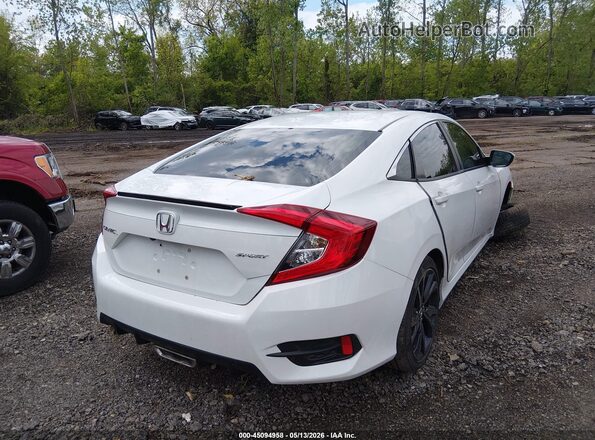 2HGFC2F81LH551310 2020 HONDA CIVIC Белый Задняя правая четверть