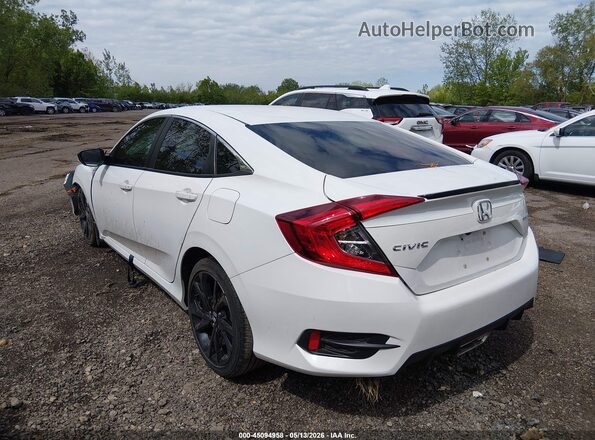 2HGFC2F81LH551310 2020 HONDA CIVIC Белый Задняя левая четверть