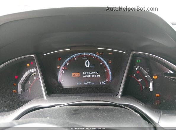 2HGFC2F81LH551310 2020 HONDA CIVIC Белый Вид задних сидений