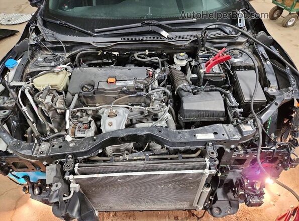 2HGFC2F81MH505705 2021 HONDA CIVIC Black უკანა სალონის ხედი