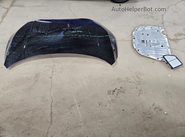 2HGFC2F81MH505705 2021 HONDA CIVIC Black ძრავის განყოფილების ხედი