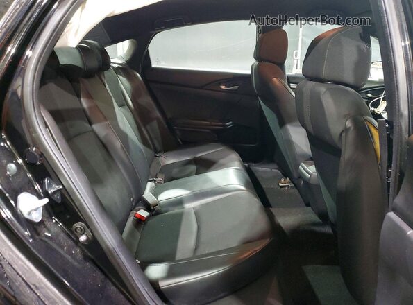 2HGFC2F81MH532628 2021 HONDA CIVIC Черный Вид задних сидений