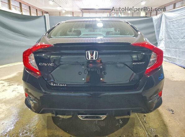 2HGFC2F81MH532628 2021 HONDA CIVIC Черный Вид сзади