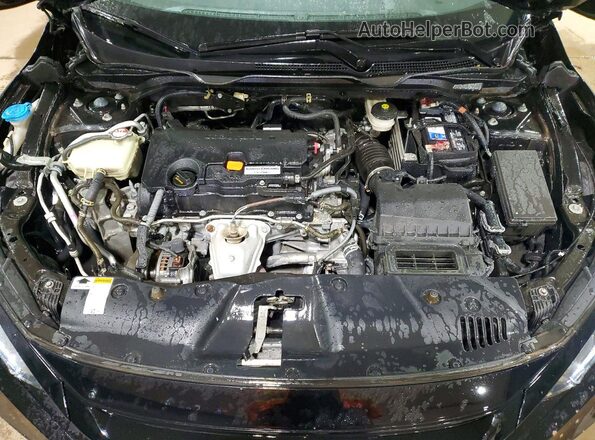 2HGFC2F81MH532628 2021 HONDA CIVIC Черный Вид задней части салона