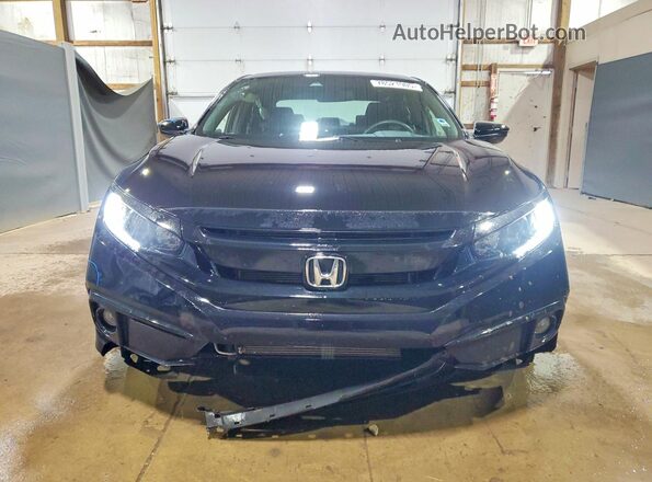 2HGFC2F81MH532628 2021 HONDA CIVIC Черный Вид спереди