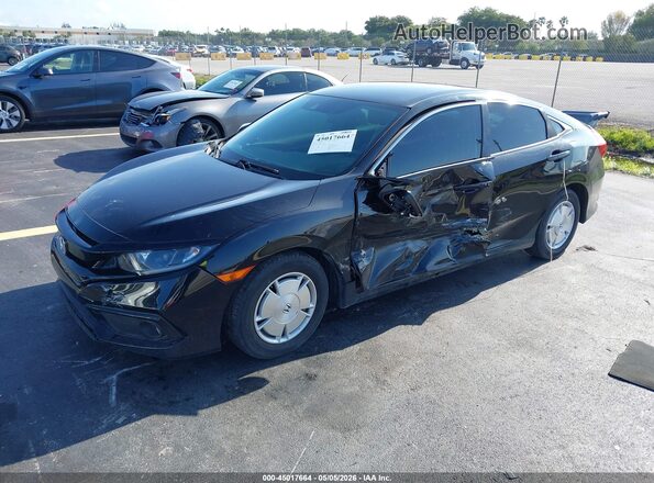 2HGFC2F81MH536176 2021 HONDA CIVIC Black Przód lewy