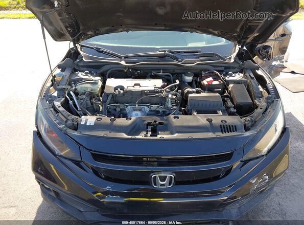 2HGFC2F81MH536176 2021 HONDA CIVIC Black Widok z tyłu