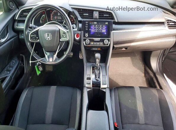 2HGFC2F81MH553298 2021 HONDA CIVIC Silver Вид панелі приладів