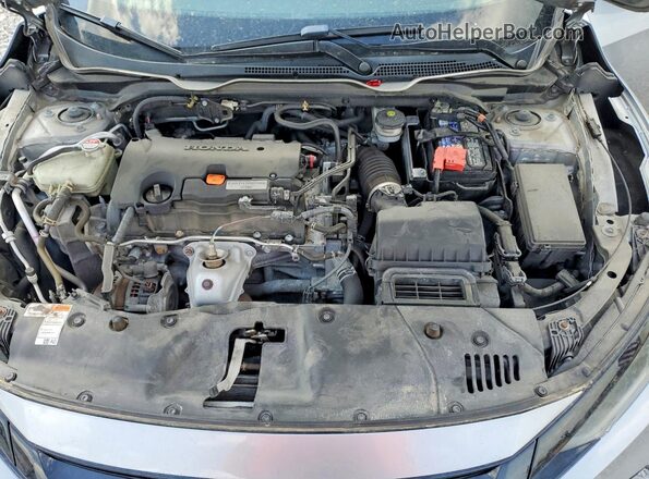 2HGFC2F81MH553298 2021 HONDA CIVIC Silver Вид підкапотного простору