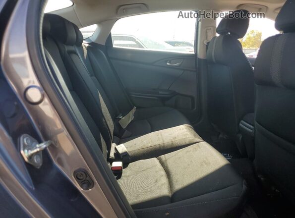 2HGFC2F82HH015988 2017 HONDA CIVIC Gray უკანა სავარძლების ხედი