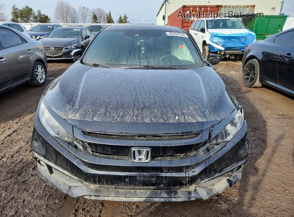 2HGFC2F82LH034405 2020 HONDA CIVIC Black Widok z przodu