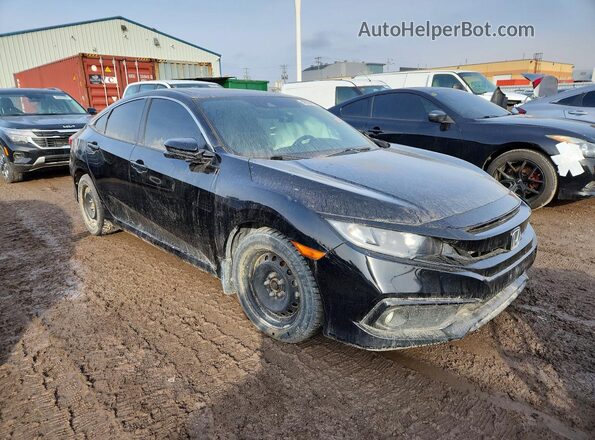 2HGFC2F82LH034405 2020 HONDA CIVIC Black Przód prawy