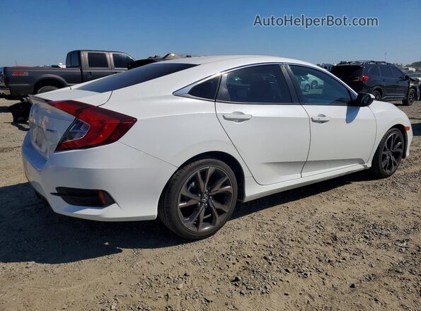 2HGFC2F82MH533593 2021 HONDA CIVIC White Rear right