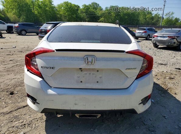 2HGFC2F83KH553820 2019 HONDA CIVIC Белый Вид сзади