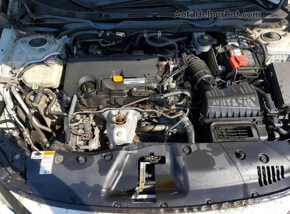 2HGFC2F83KH553820 2019 HONDA CIVIC Белый Вид задней части салона