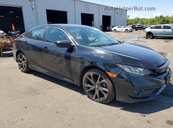2HGFC2F83LH577259 2020 HONDA CIVIC Black Przód prawy