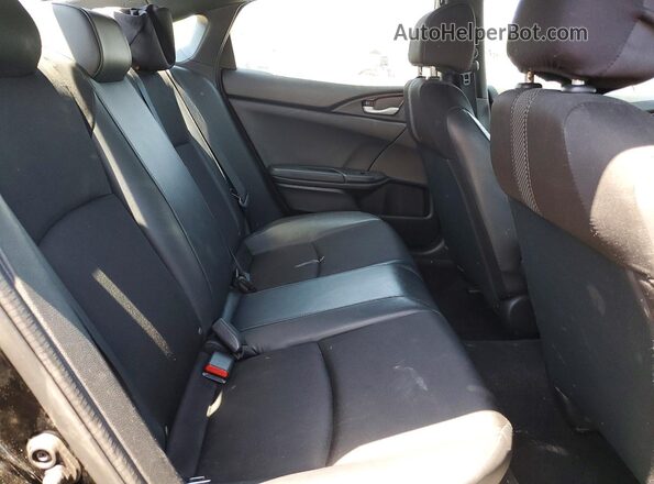 2HGFC2F83LH577259 2020 HONDA CIVIC Black Widok tylnych siedzeń