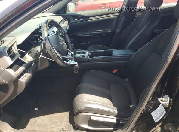 2HGFC2F83LH577259 2020 HONDA CIVIC Black Widok wnętrza z przodu
