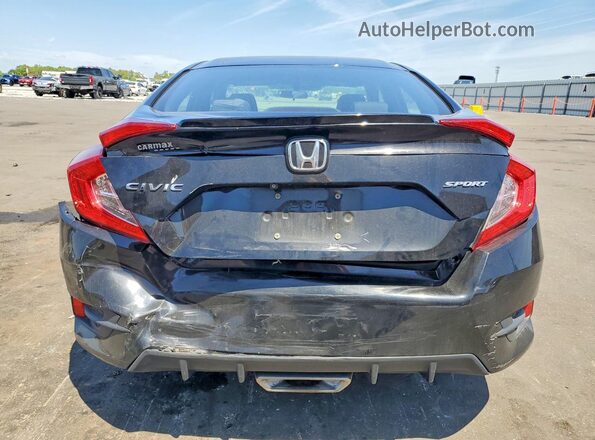 2HGFC2F83LH577259 2020 HONDA CIVIC Black Widok z tyłu