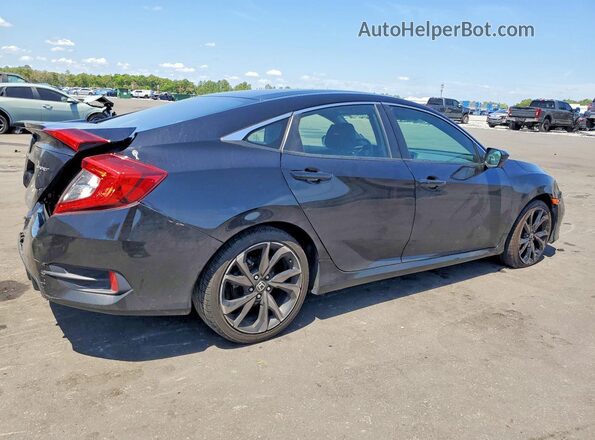 2HGFC2F83LH577259 2020 HONDA CIVIC Black Tył prawy