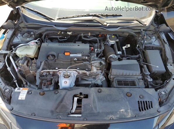 2HGFC2F83LH577259 2020 HONDA CIVIC Black Widok wnętrza z tyłu