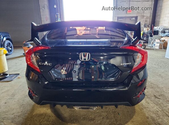 2HGFC2F83LH595308 2020 HONDA CIVIC Черный Вид сзади