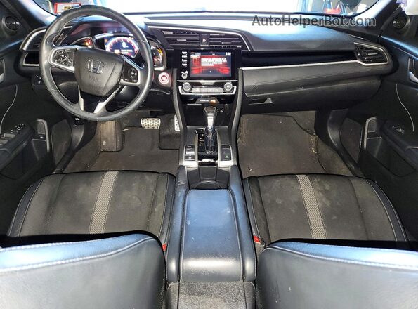 2HGFC2F83LH595308 2020 HONDA CIVIC Черный Вид панели приборов