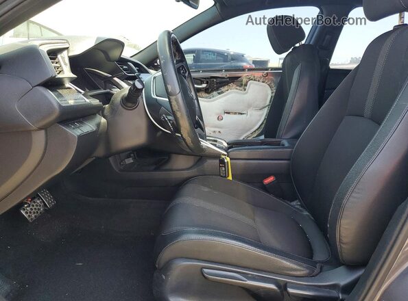 2HGFC2F84KH502388 2019 HONDA CIVIC Gray Widok wnętrza z przodu