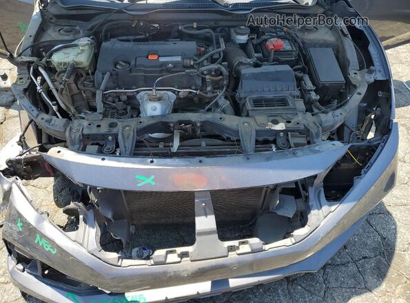 2HGFC2F84KH502388 2019 HONDA CIVIC Gray Widok wnętrza z tyłu