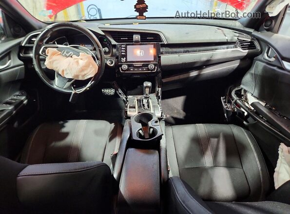 2HGFC2F84KH527162 2019 HONDA CIVIC Красный Вид панели приборов