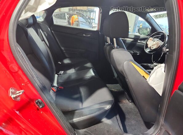 2HGFC2F84KH527162 2019 HONDA CIVIC Красный Вид задних сидений
