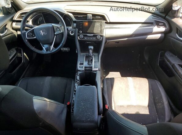 2HGFC2F84KH556077 2019 HONDA CIVIC Silver Առջևի վահանակի տեսք