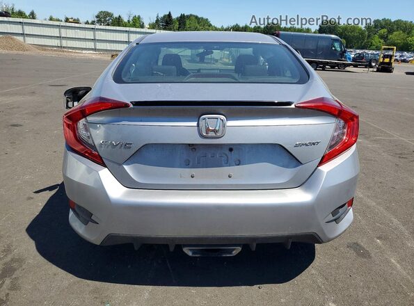 2HGFC2F84KH556077 2019 HONDA CIVIC Silver Հետևի տեսք