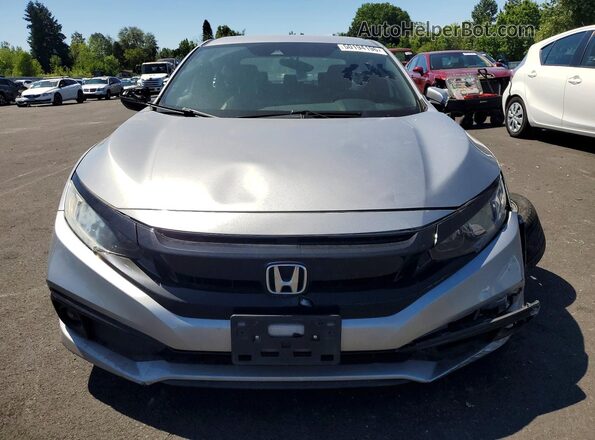 2HGFC2F84KH556077 2019 HONDA CIVIC Silver Դիմացի տեսք