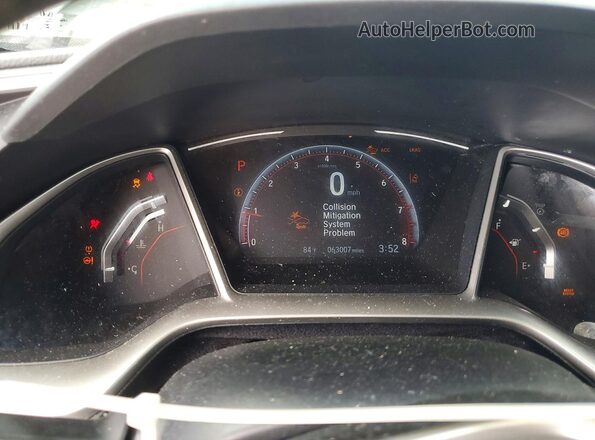 2HGFC2F84LH582650 2020 HONDA CIVIC Черный Вид щитка приборов