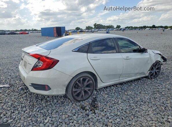 2HGFC2F84LH582650 2020 HONDA CIVIC Черный Задняя правая четверть
