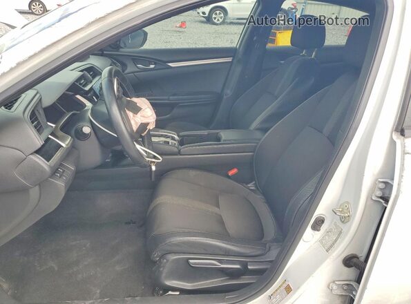 2HGFC2F84LH582650 2020 HONDA CIVIC Черный Вид салона спереди