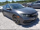 2019 Honda Civic Sport Gray vin: 2HGFC2F85KH511262