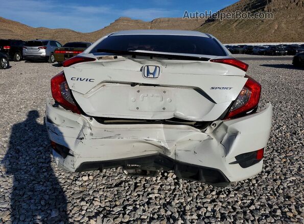 2HGFC2F85LH599473 2020 HONDA CIVIC White Вид ззаду