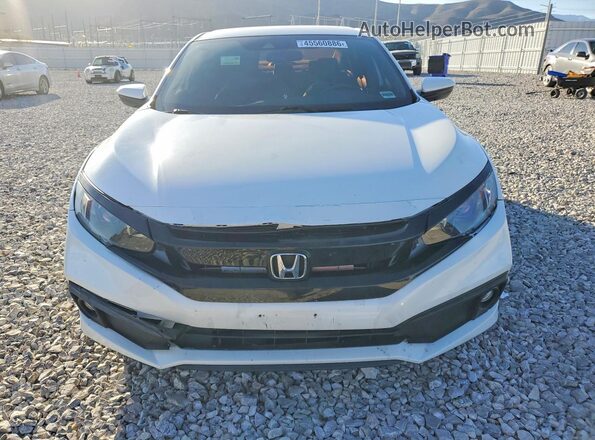 2HGFC2F85LH599473 2020 HONDA CIVIC White Вид спереду