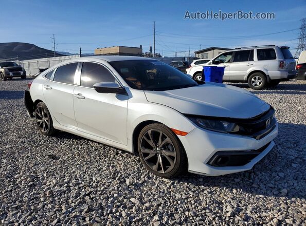 2HGFC2F85LH599473 2020 HONDA CIVIC White Передня права чверть
