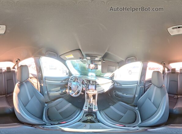 2HGFC2F85LH599473 2020 HONDA CIVIC White Вид наклейки з VIN-кодом