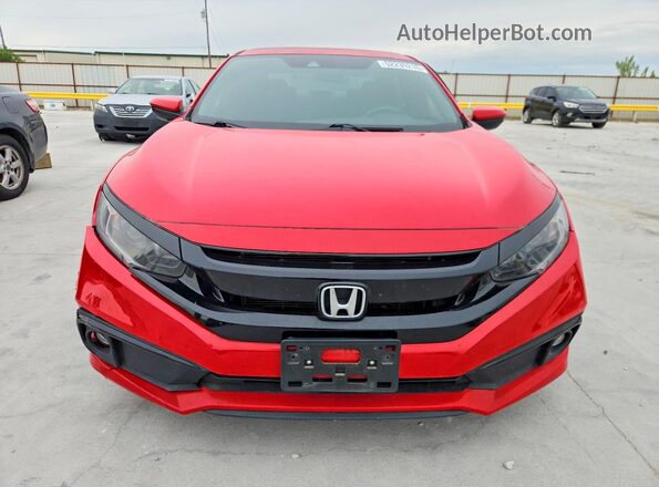 2HGFC2F85MH507425 2021 HONDA CIVIC Red წინა ხედი
