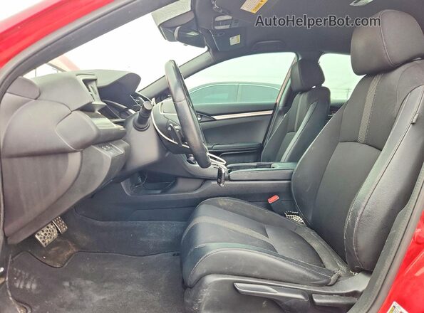2HGFC2F85MH507425 2021 HONDA CIVIC Red წინა სალონის ხედი