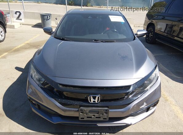 2HGFC2F85MH528923 2021 HONDA CIVIC Серый Вид щитка приборов