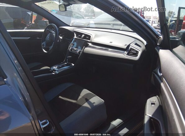 2HGFC2F85MH528923 2021 HONDA CIVIC Серый Вид салона спереди