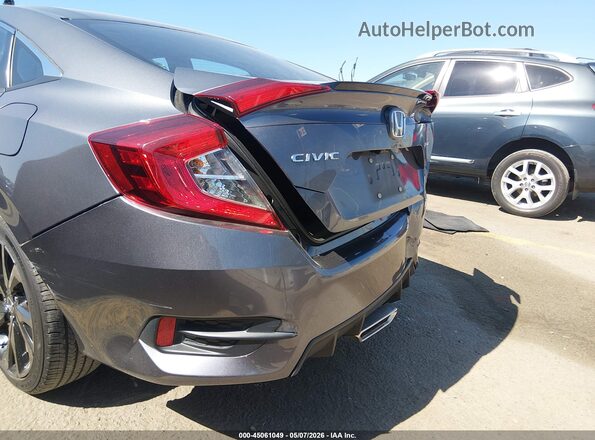 2HGFC2F85MH528923 2021 HONDA CIVIC Серый Вид спереди