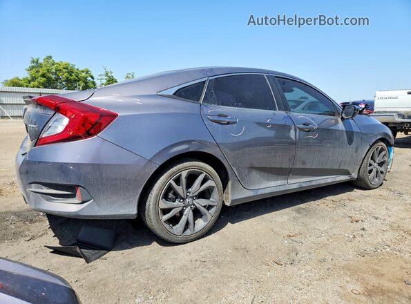 2HGFC2F85MH550582 2021 HONDA CIVIC Gray უკანა მარჯვენა