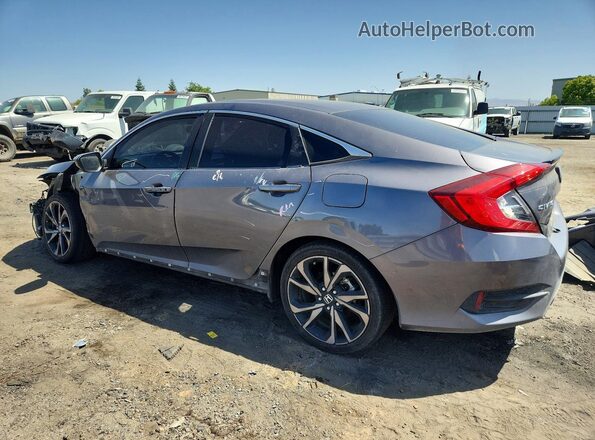 2HGFC2F85MH550582 2021 HONDA CIVIC Gray უკანა მარცხენა